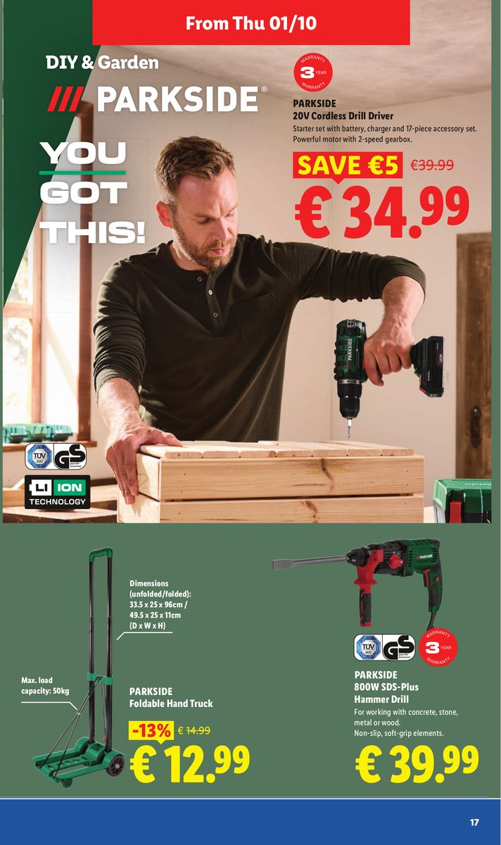 Lidl catalog page 17 — 2026-10-01 to 2026-10-07