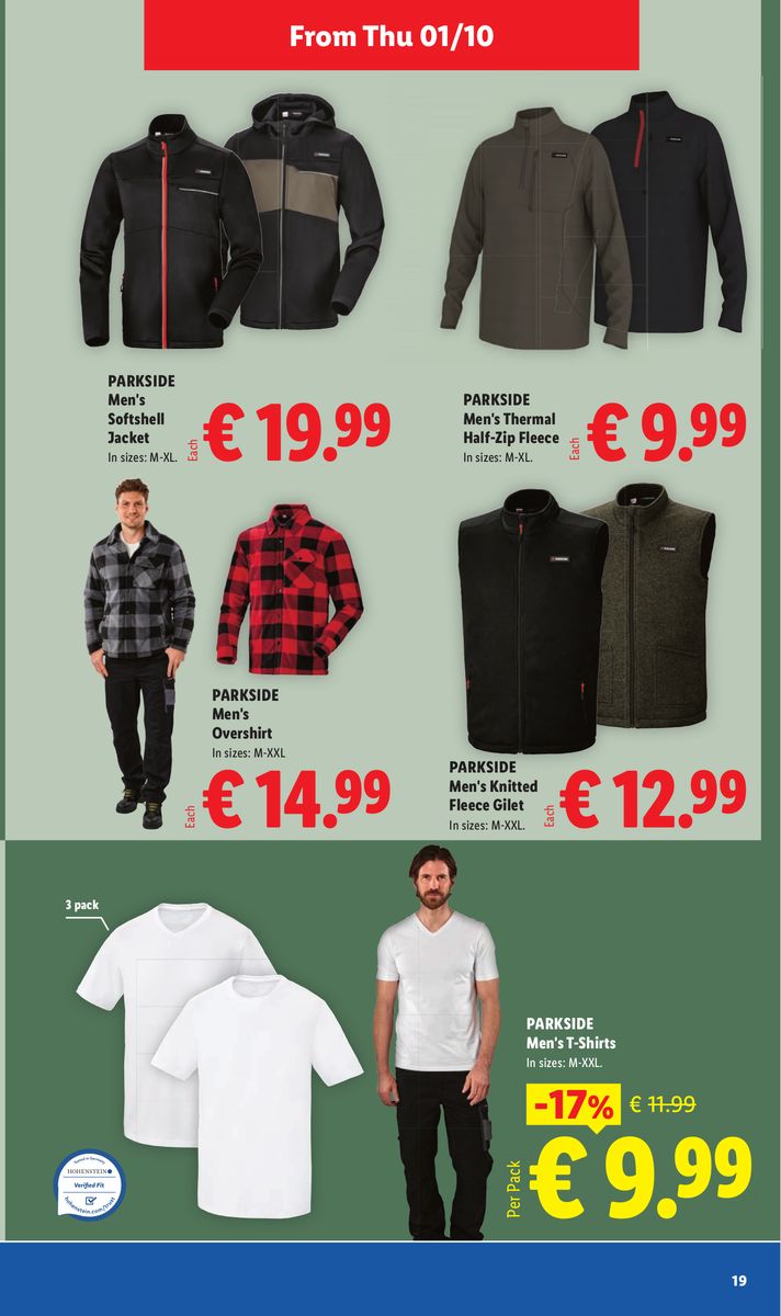 Lidl catalog page 19 — 2026-10-01 to 2026-10-07