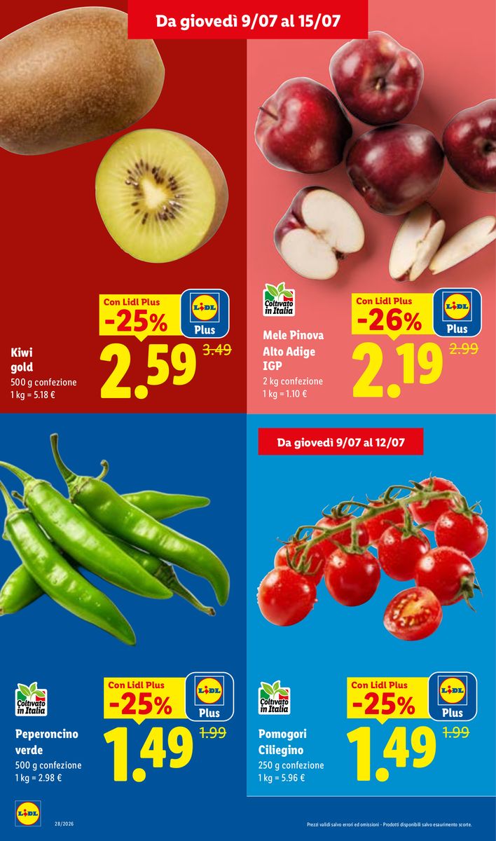 Lidl catalog page 6 — 2026-07-09 to 2026-07-15