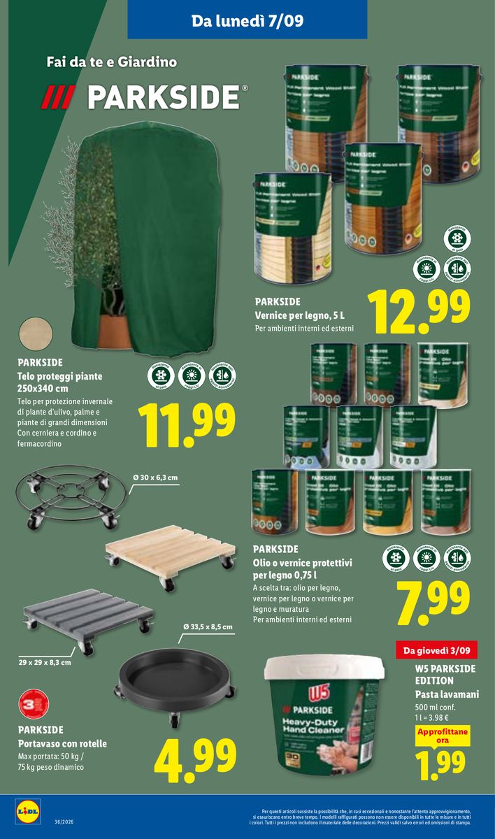 Lidl catalog page 36 — 2026-09-03 to 2026-09-09