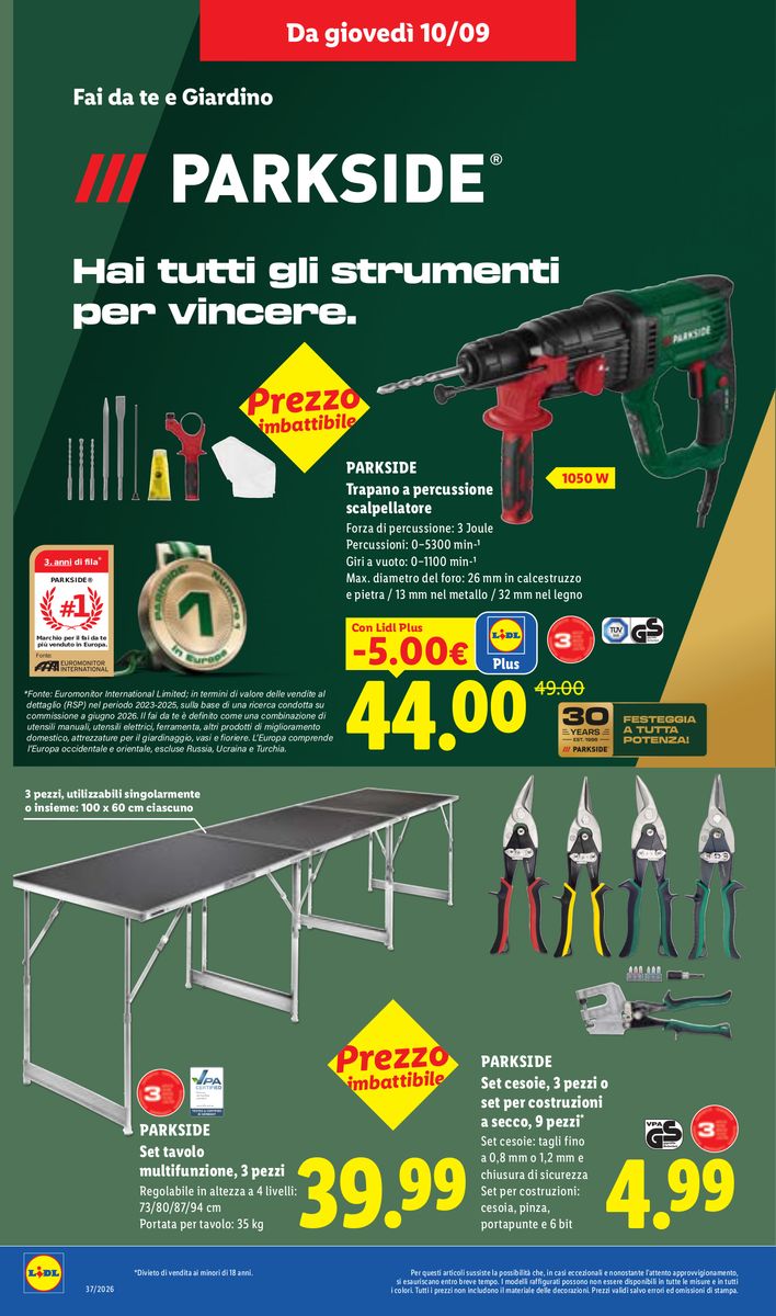 Lidl catalog page 30 — 2026-09-10 to 2026-09-16