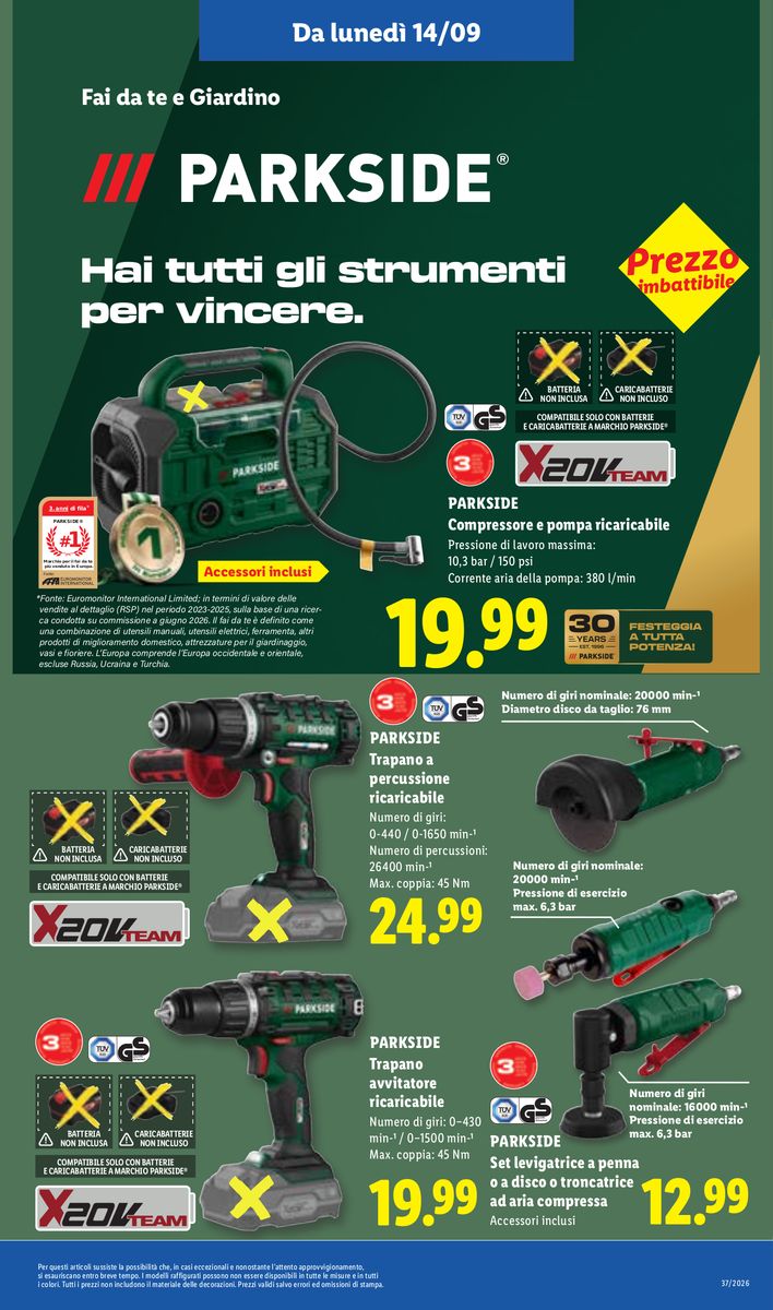 Lidl catalog page 37 — 2026-09-10 to 2026-09-16