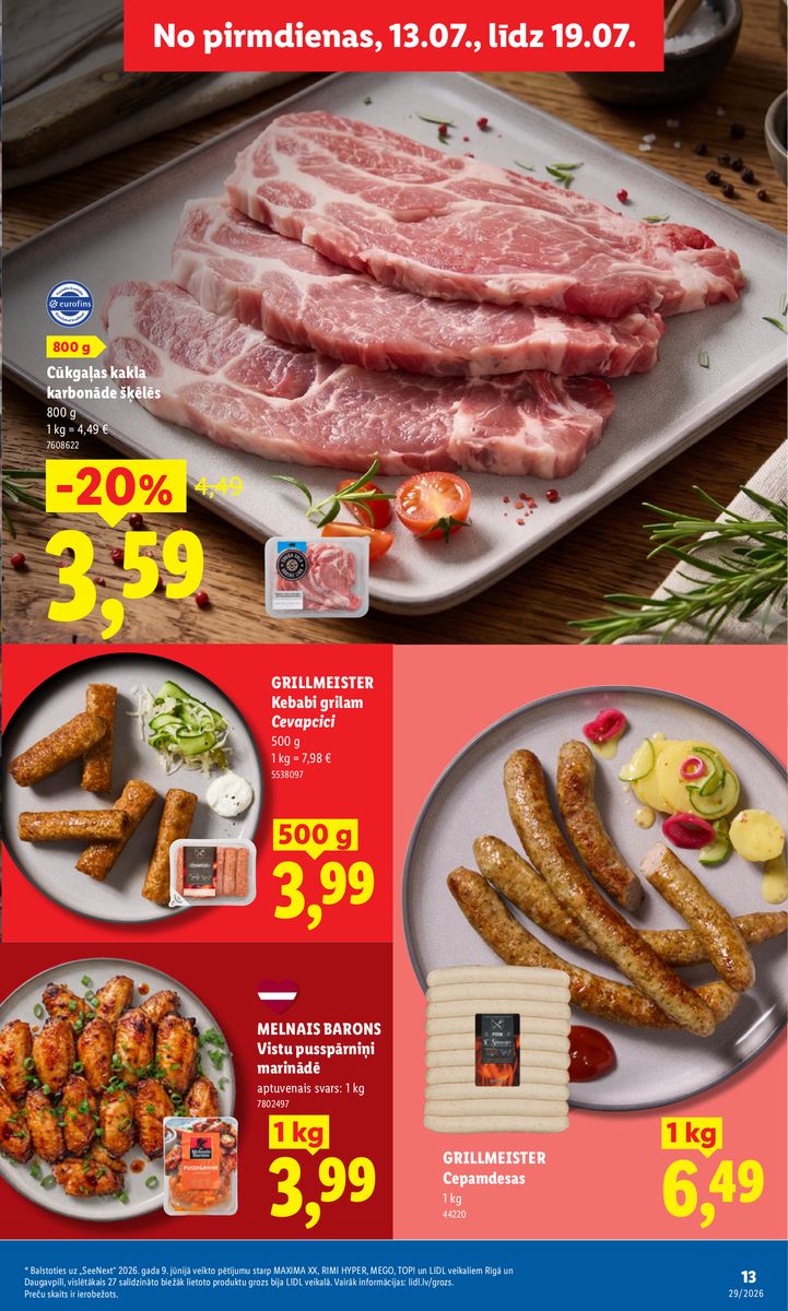 Lidl catalog page 13 — 2026-07-13 to 2026-07-19