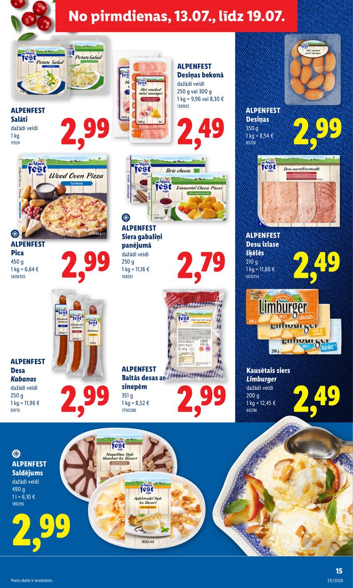 Lidl catalog page 15 — 2026-07-13 to 2026-07-19
