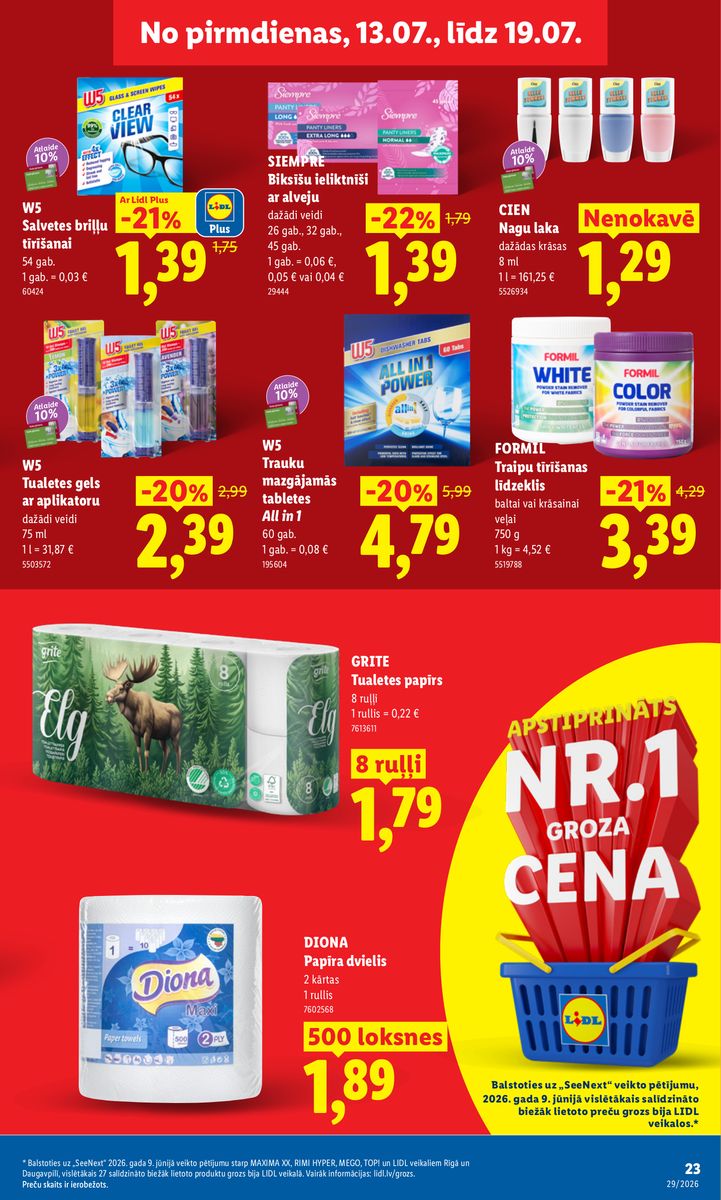 Lidl catalog page 23 — 2026-07-13 to 2026-07-19