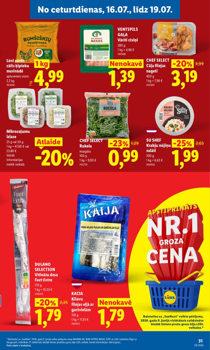 Lidl catalog page 31 — 2026-07-13 to 2026-07-19
