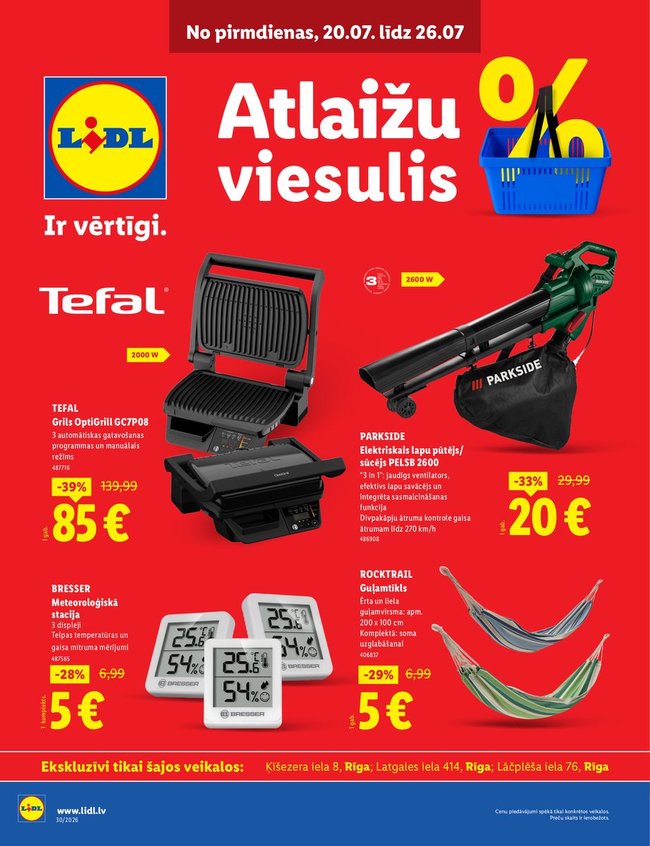 Lidl catalog page 1 — 2026-07-18 to 2026-07-26