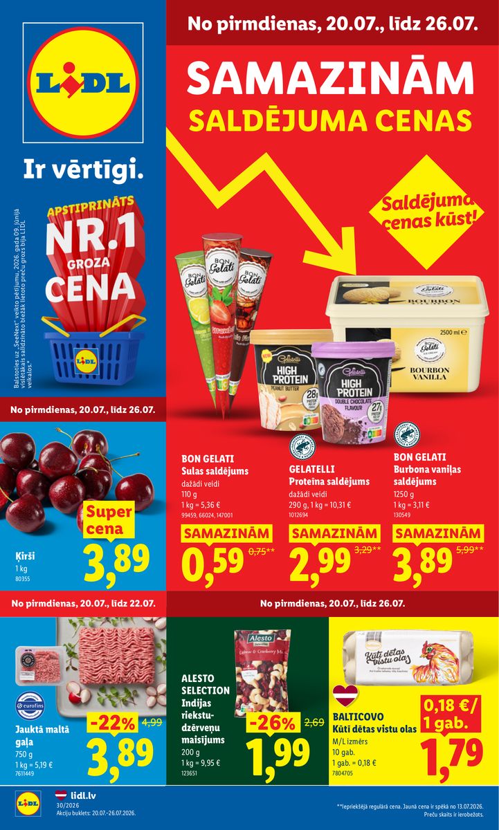 Lidl catalog page 1 — 2026-07-20 to 2026-07-26