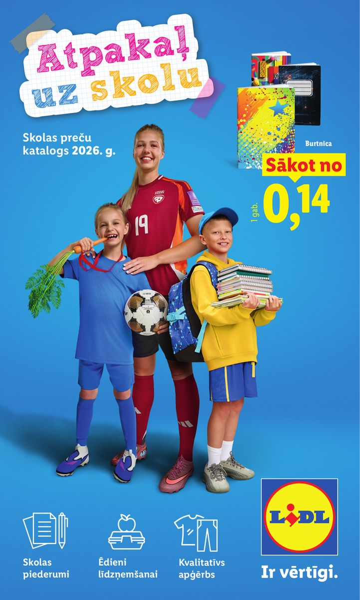 Lidl catalog page 1 — 2026-07-20 to 2026-09-06