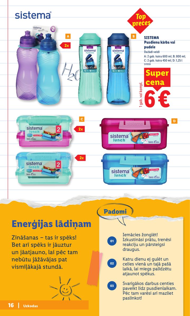 Lidl catalog page 16 — 2026-07-20 to 2026-09-06