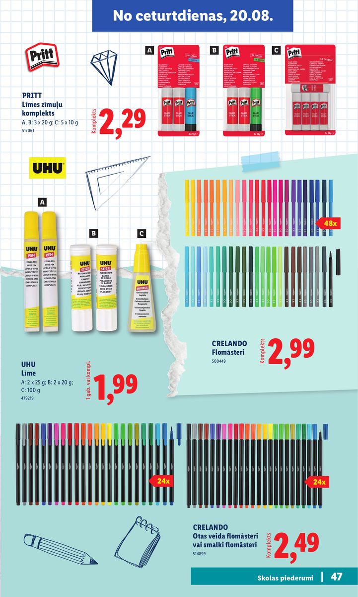 Lidl catalog page 47 — 2026-07-20 to 2026-09-06