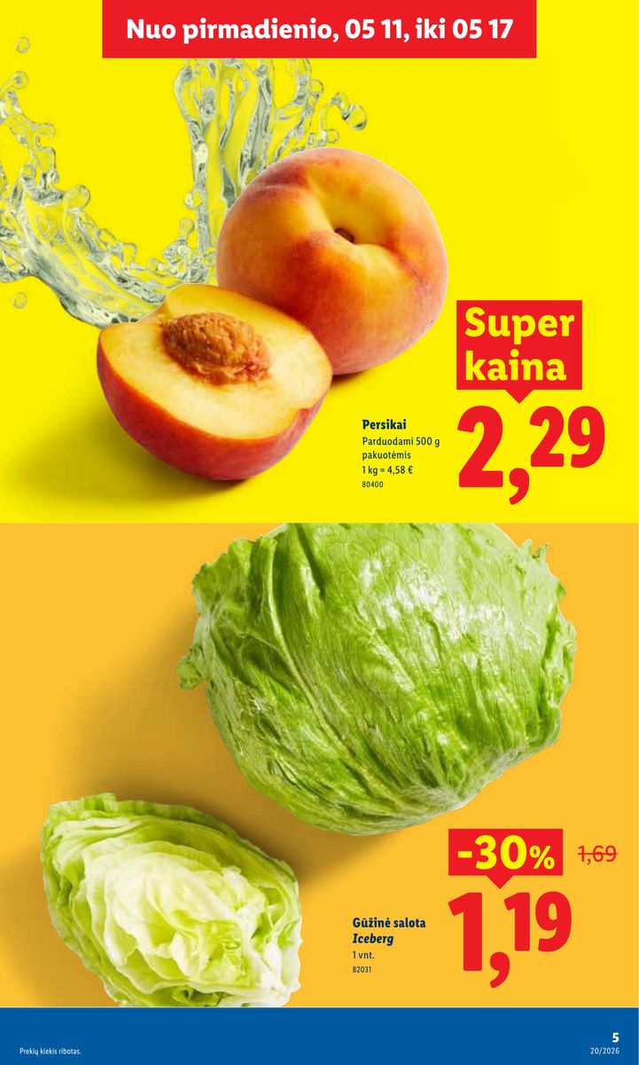 Lidl catalog page 5 — 2026-05-11 to 2026-05-17