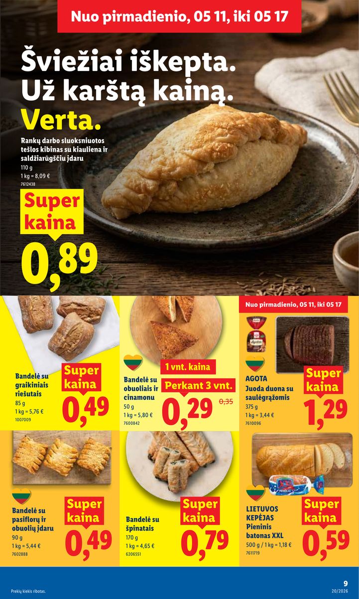 Lidl catalog page 9 — 2026-05-11 to 2026-05-17