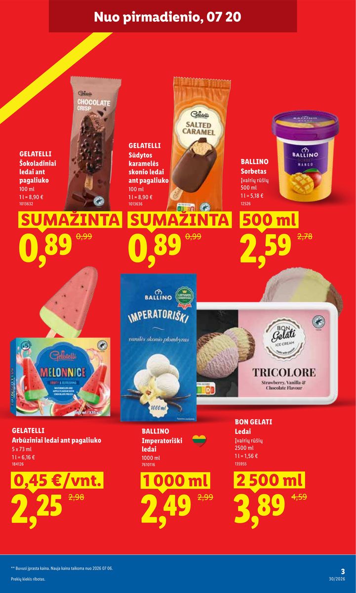Lidl catalog page 3 — 2026-07-20 to 2026-07-26