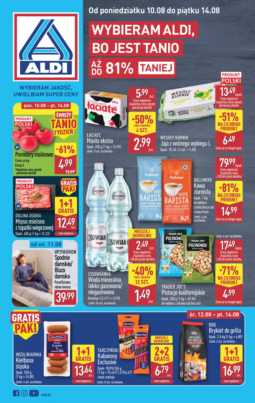 Aldi catalog page 1 — 2026-08-10 to 2026-08-15
