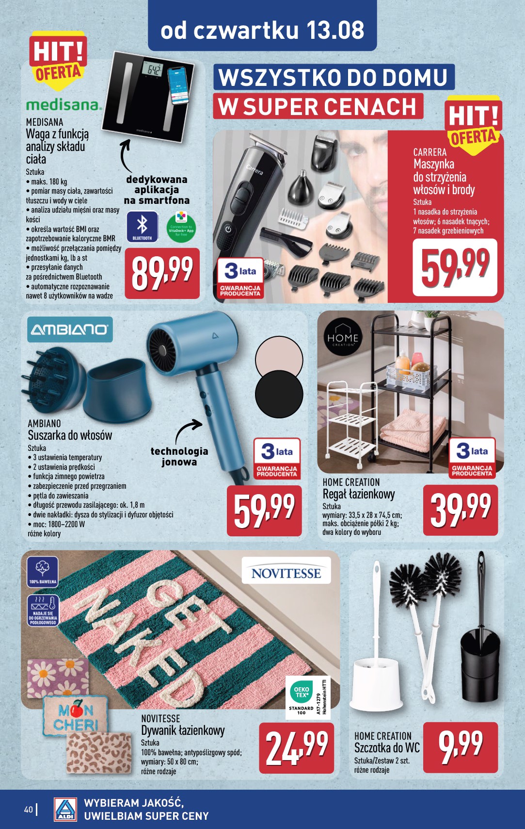 Aldi catalog page 40 — 2026-08-10 to 2026-08-15