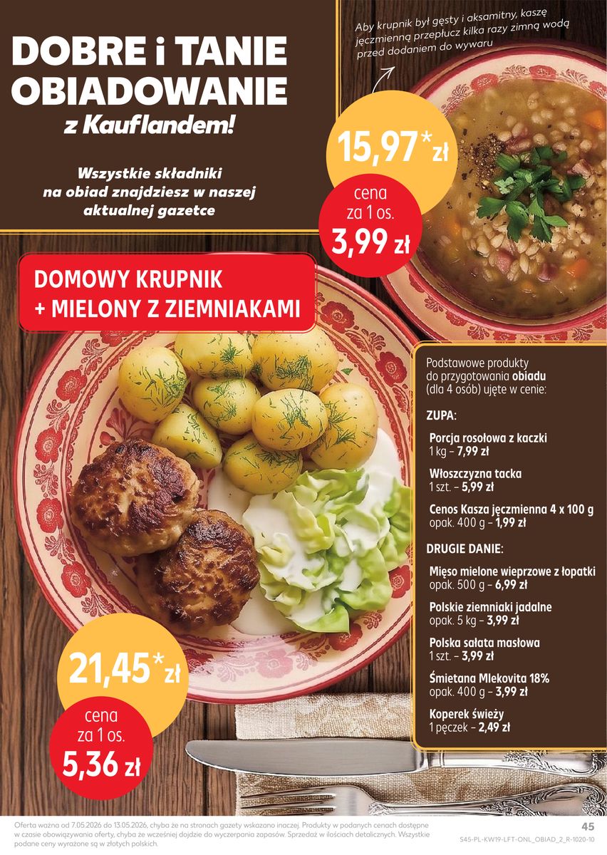 Kaufland catalog page 45 — 2026-05-07 to 2026-05-13