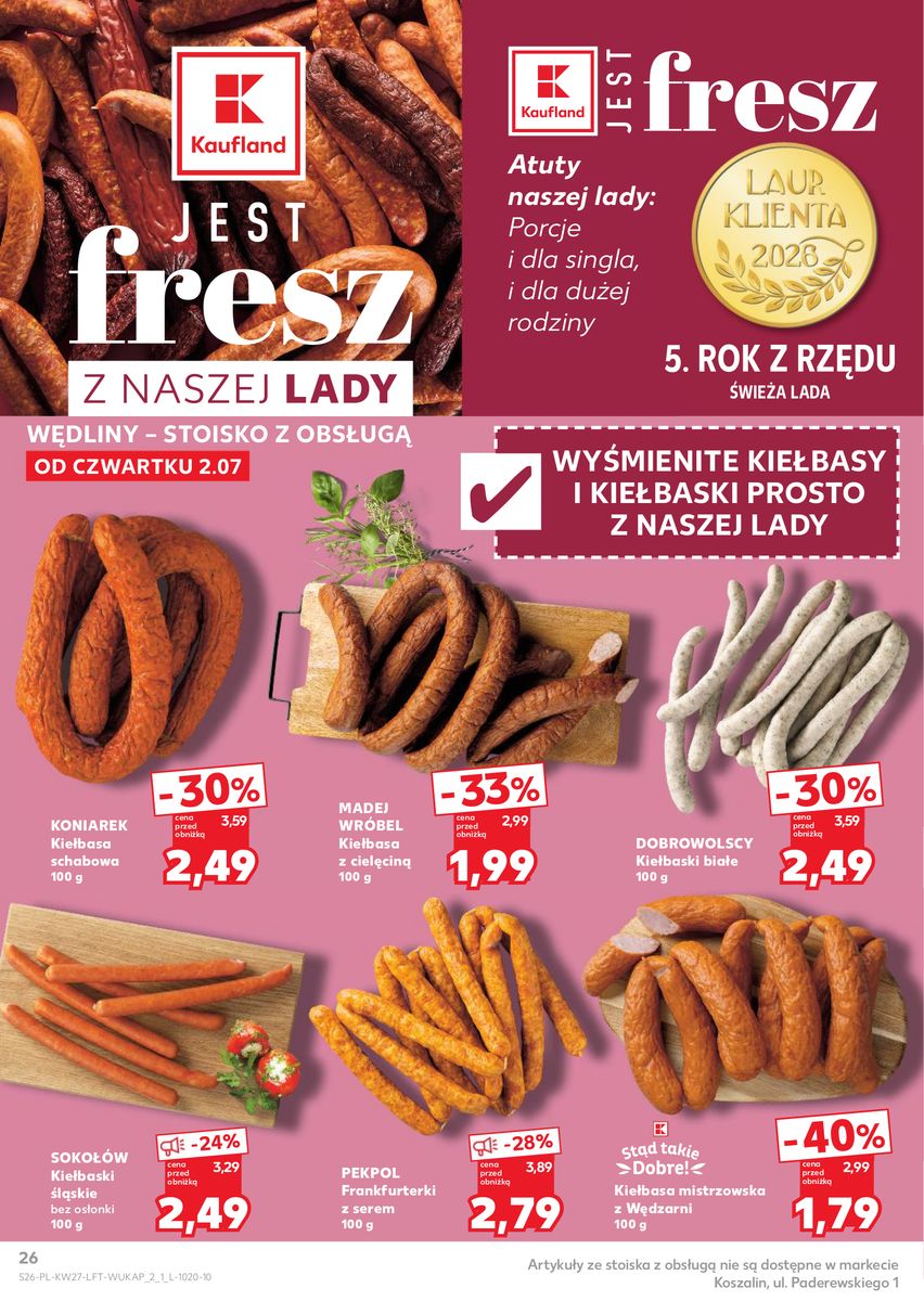 Kaufland catalog page 26 — 2026-07-02 to 2026-07-08