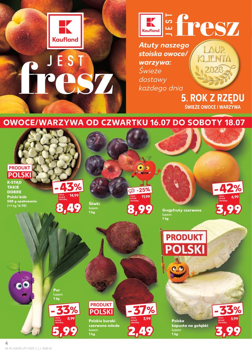 Kaufland catalog page 4 — 2026-07-16 to 2026-07-22