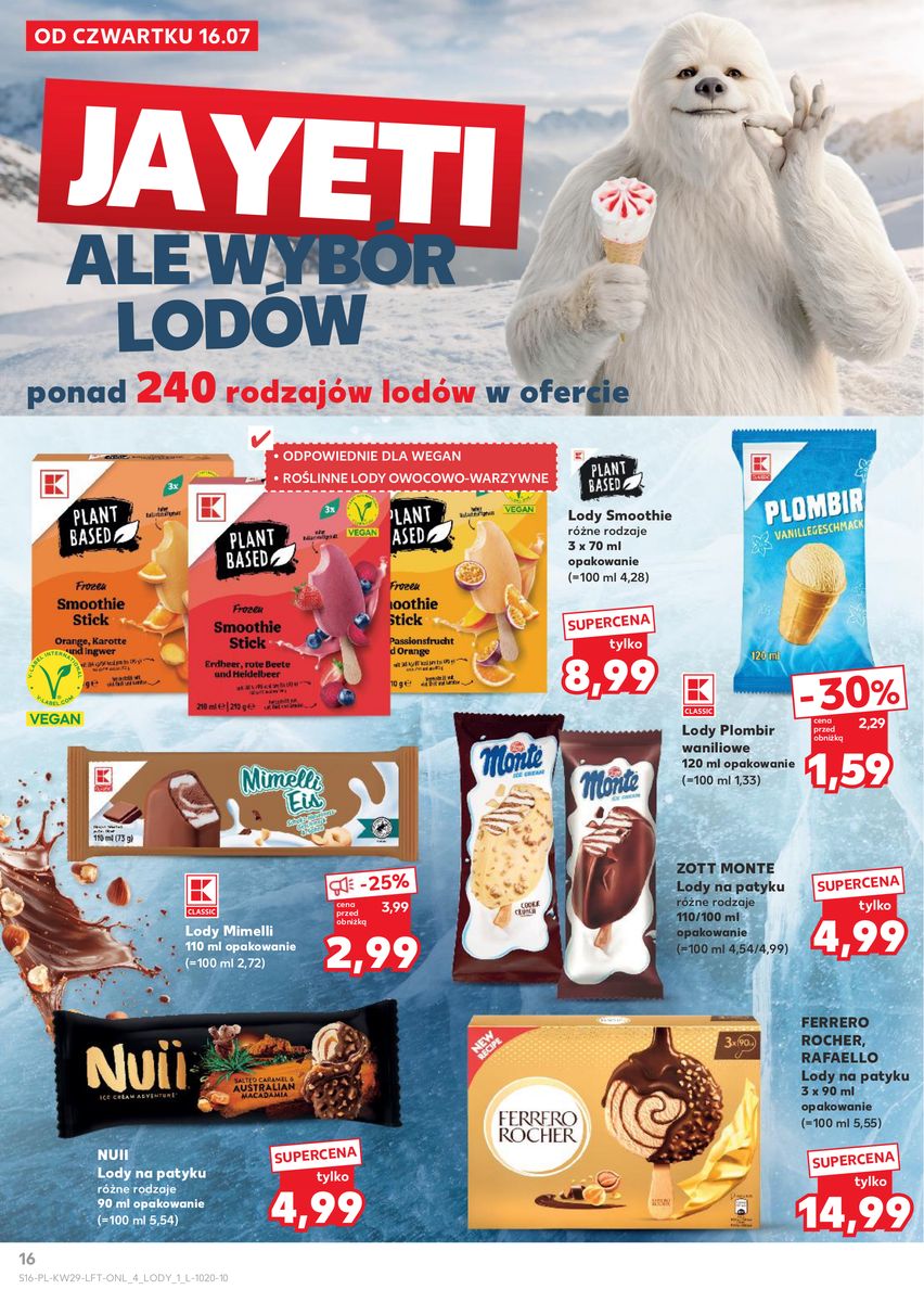 Kaufland catalog page 16 — 2026-07-16 to 2026-07-22