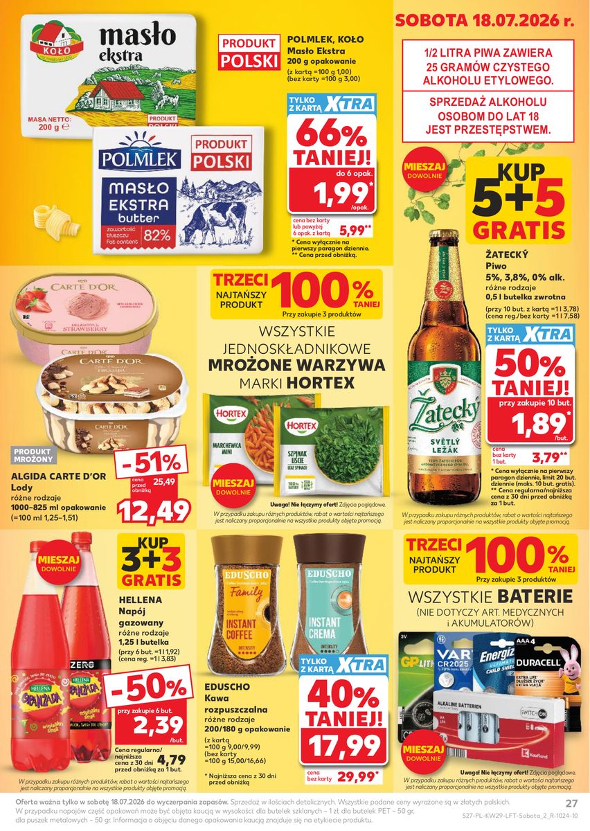 Kaufland catalog page 27 — 2026-07-16 to 2026-07-22