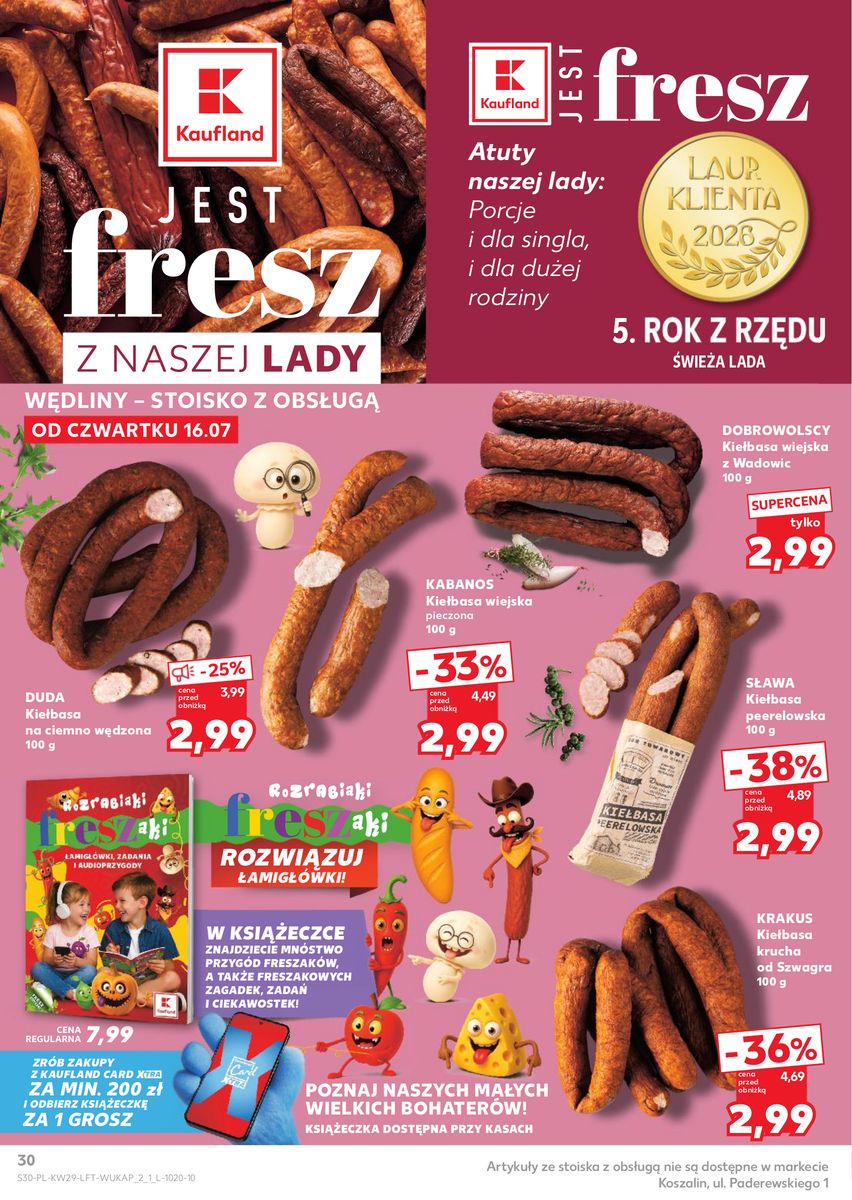 Kaufland catalog page 30 — 2026-07-16 to 2026-07-22