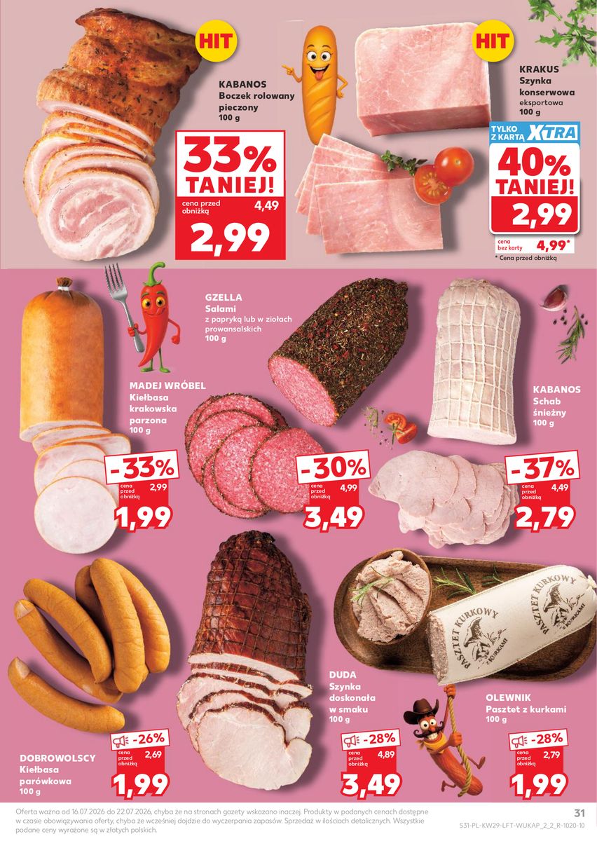 Kaufland catalog page 31 — 2026-07-16 to 2026-07-22