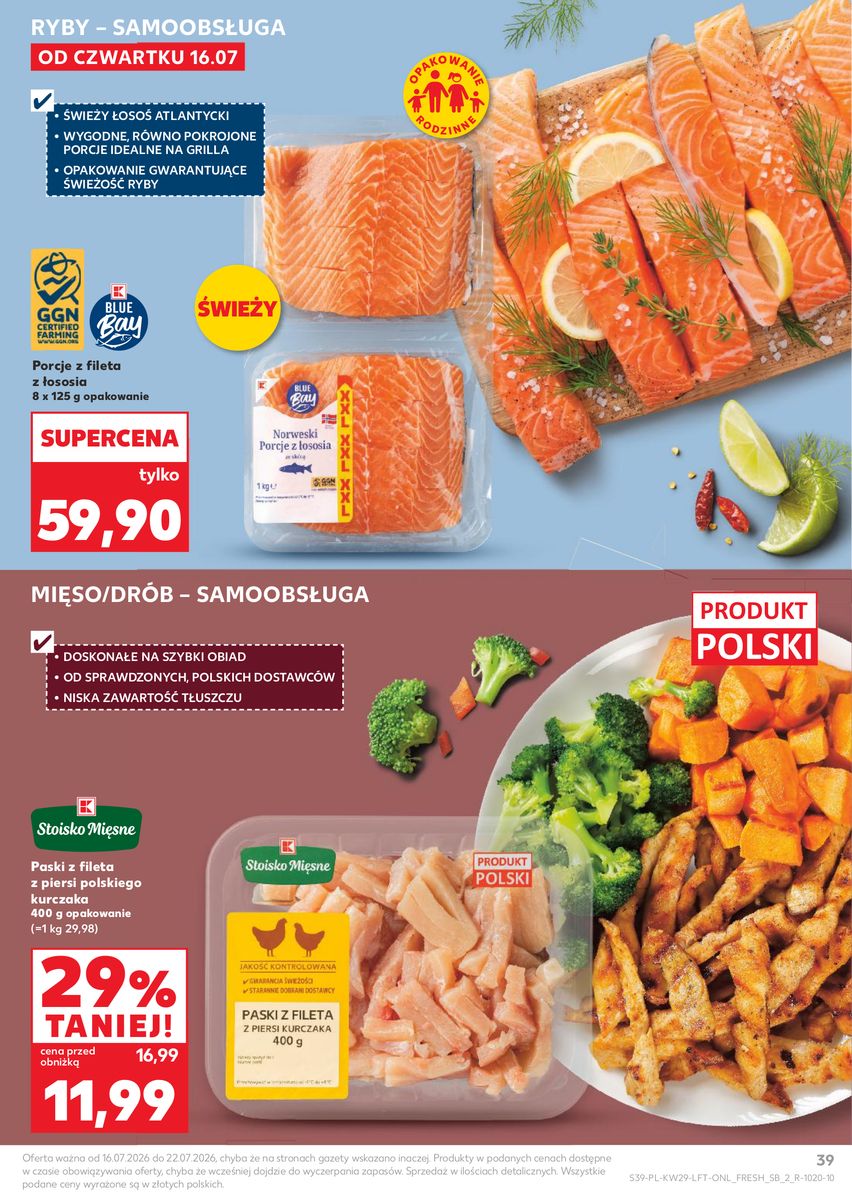 Kaufland catalog page 39 — 2026-07-16 to 2026-07-22