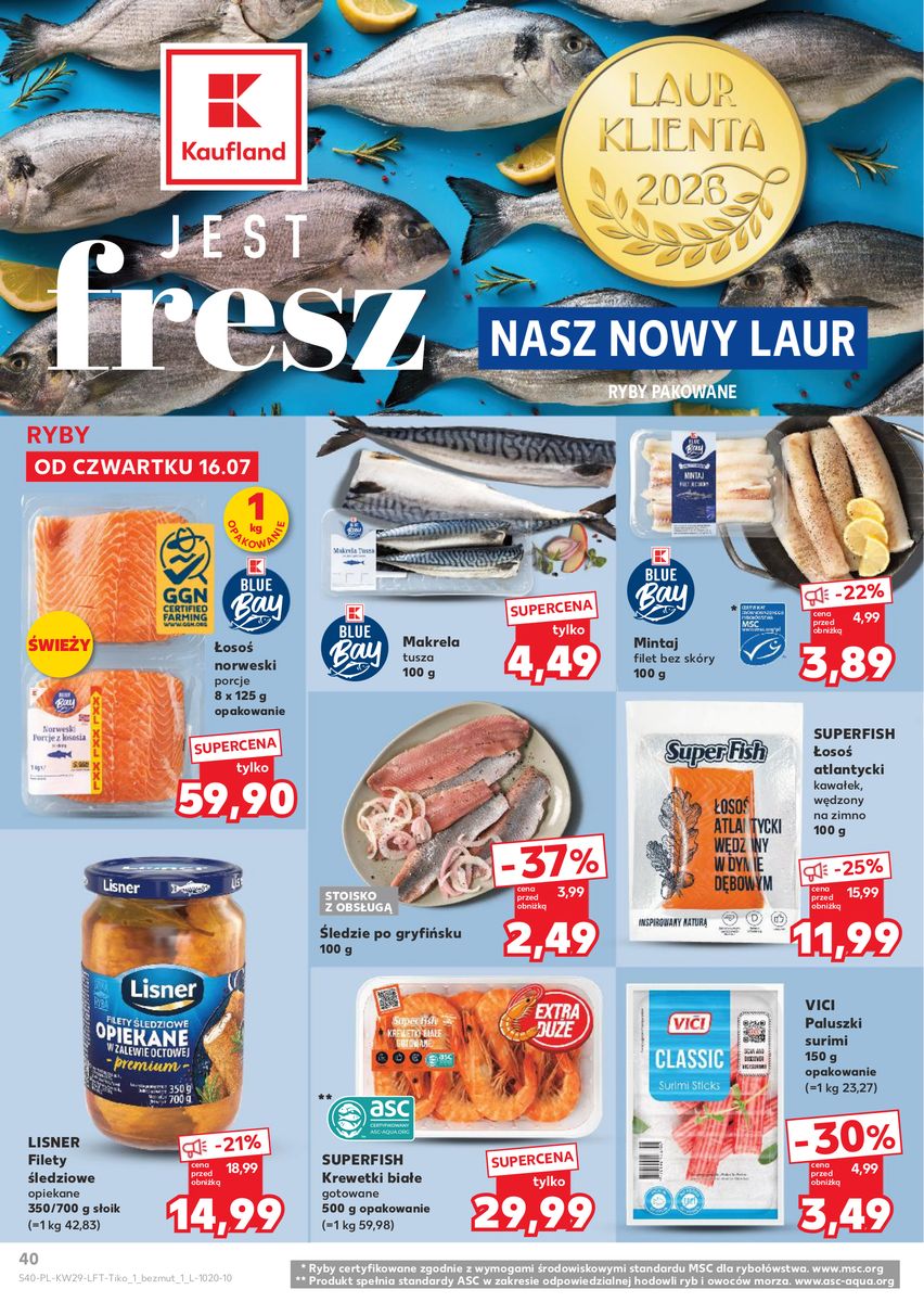 Kaufland catalog page 40 — 2026-07-16 to 2026-07-22
