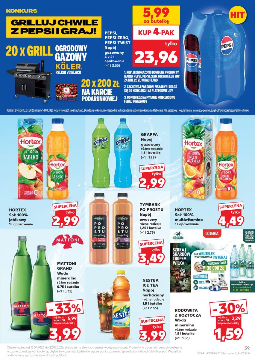 Kaufland catalog page 59 — 2026-07-16 to 2026-07-22