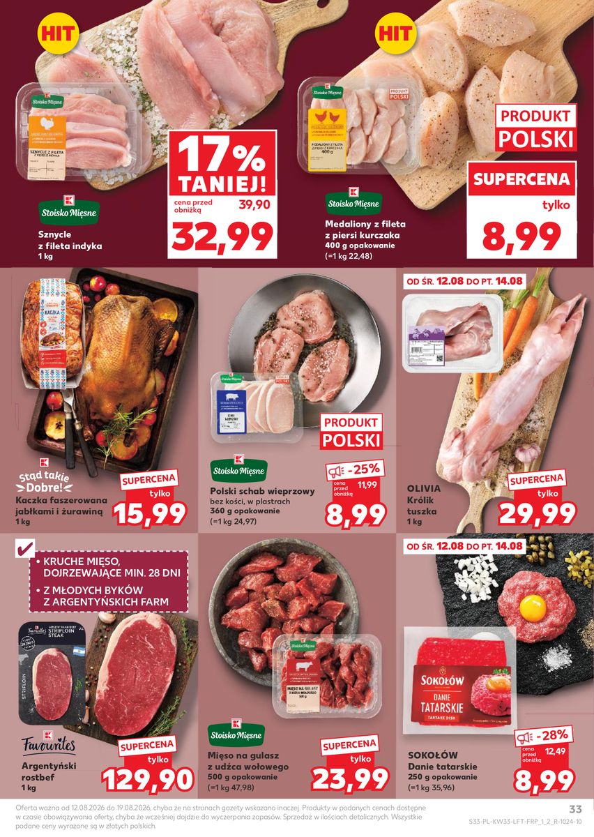 Kaufland catalog page 33 — 2026-08-12 to 2026-08-19