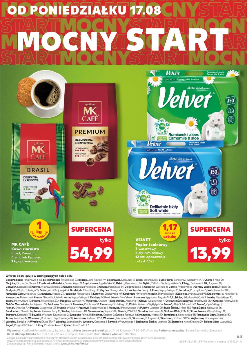 Kaufland catalog page 63 — 2026-08-12 to 2026-08-19