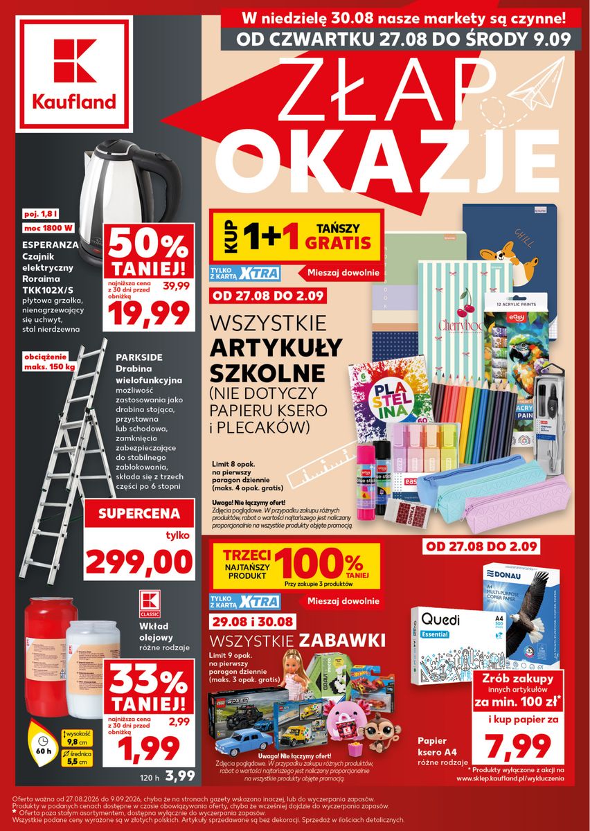 Kaufland catalog 2026-08-27 to 2026-09-09