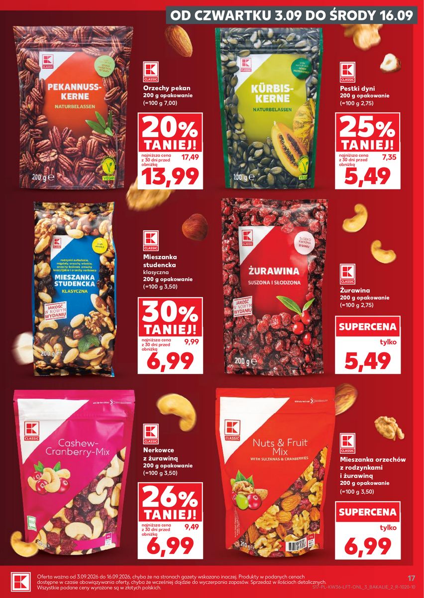 Kaufland catalog page 17 — 2026-09-03 to 2026-09-09