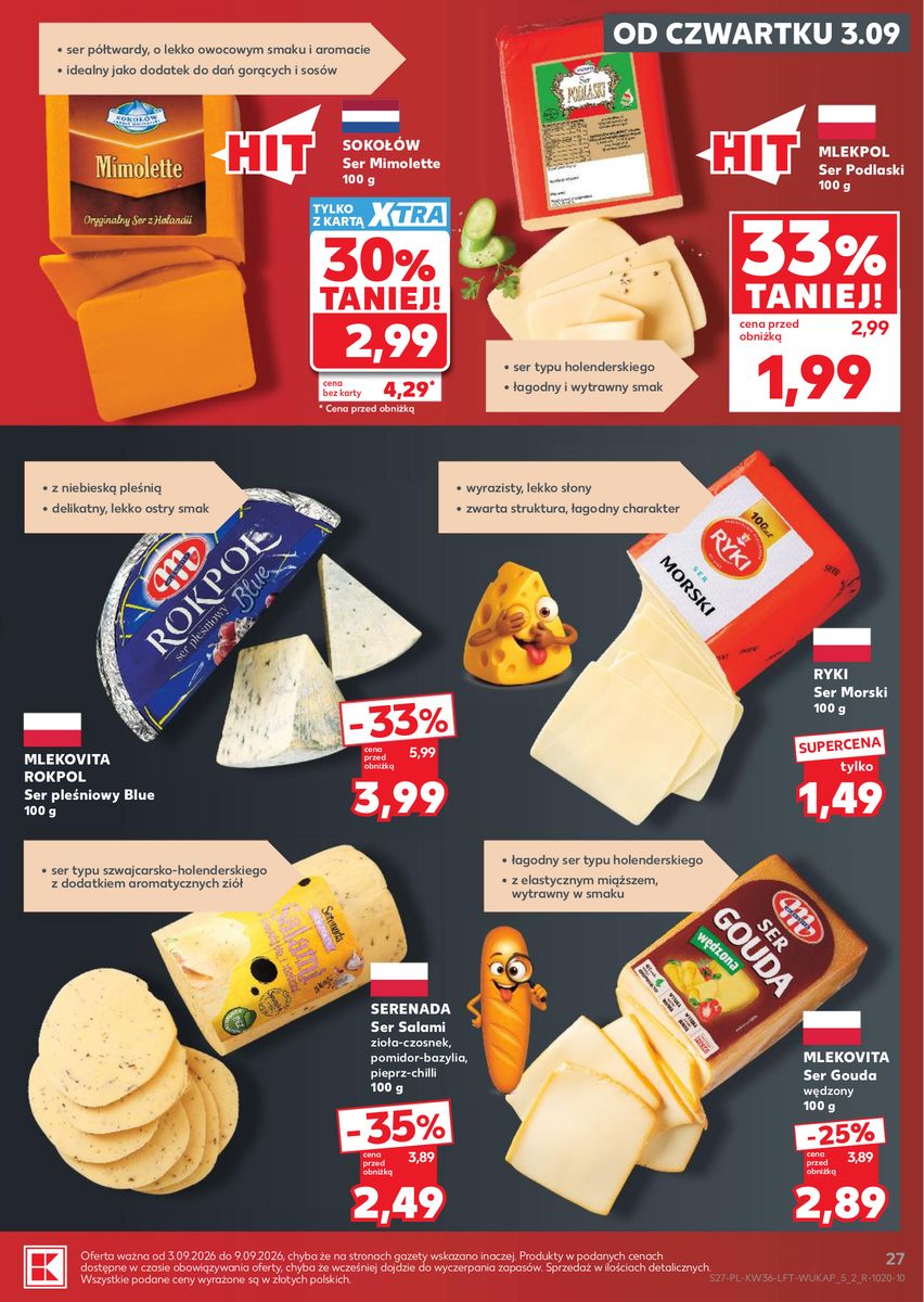 Kaufland catalog page 27 — 2026-09-03 to 2026-09-09