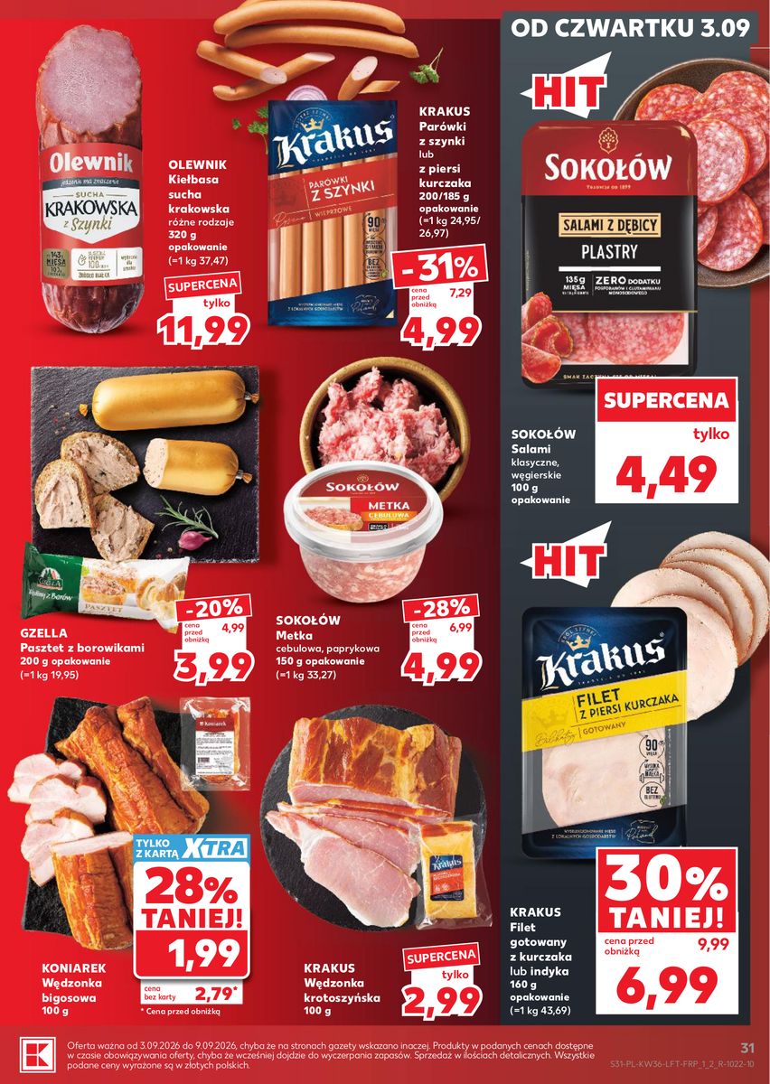 Kaufland catalog page 31 — 2026-09-03 to 2026-09-09