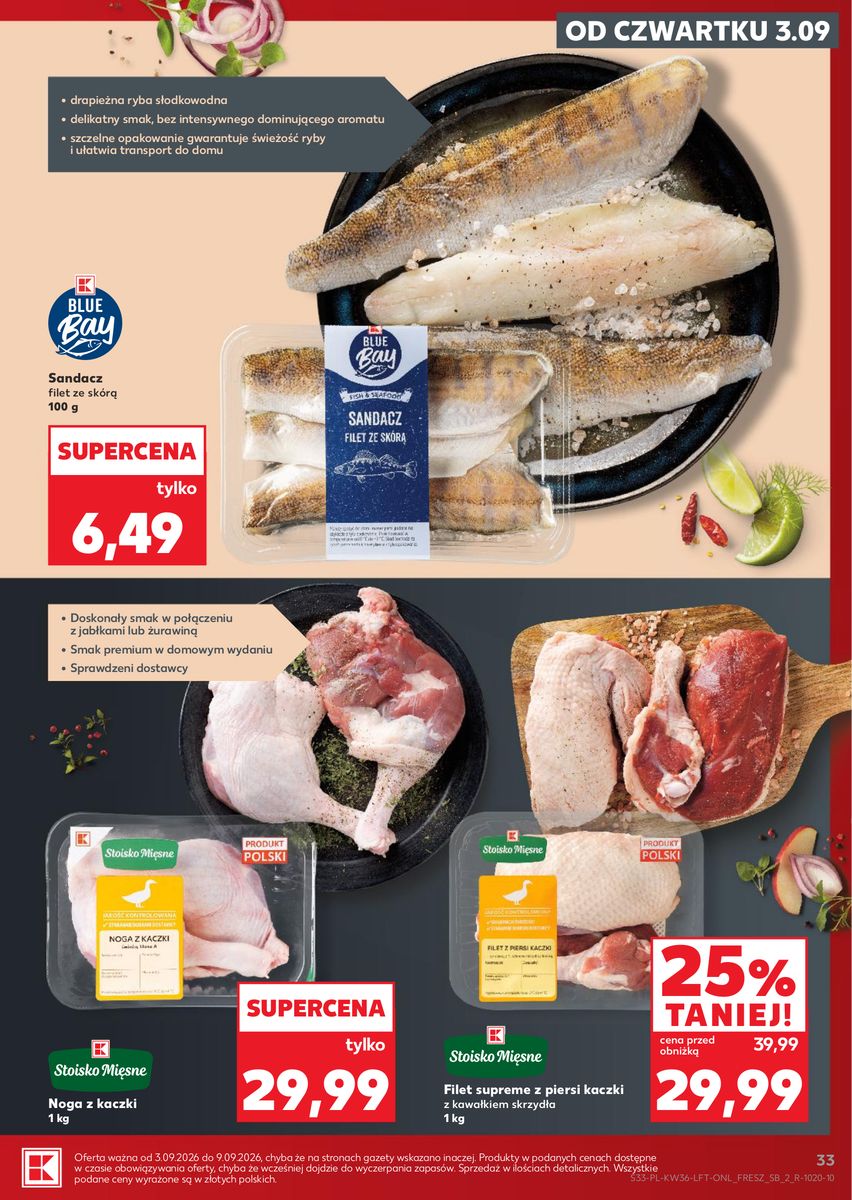 Kaufland catalog page 33 — 2026-09-03 to 2026-09-09