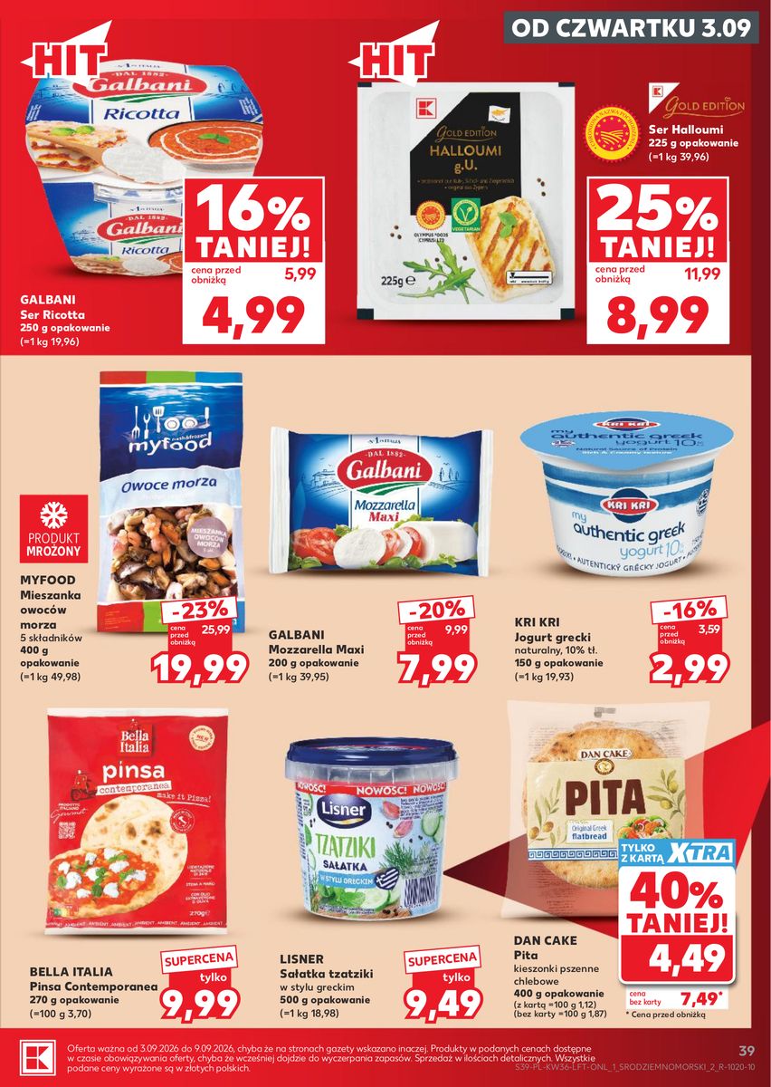 Kaufland catalog page 39 — 2026-09-03 to 2026-09-09