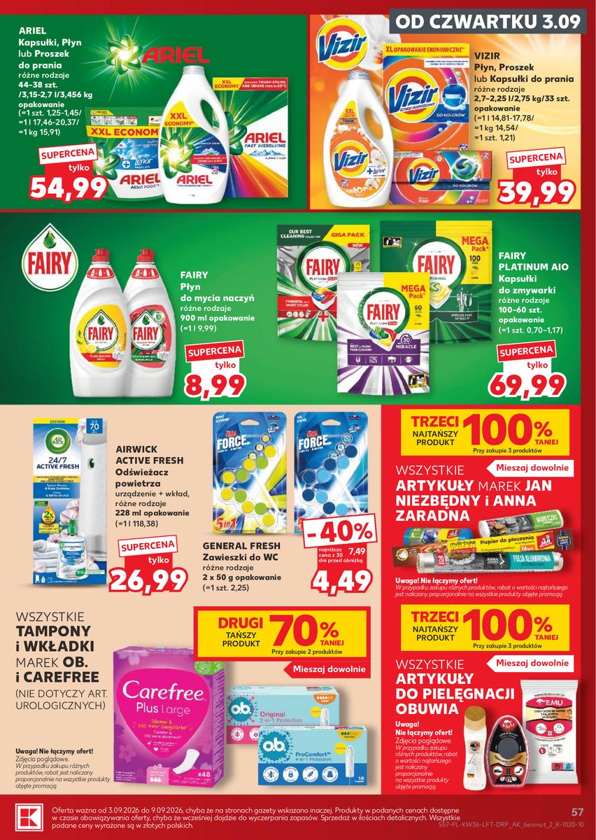 Kaufland catalog page 57 — 2026-09-03 to 2026-09-09