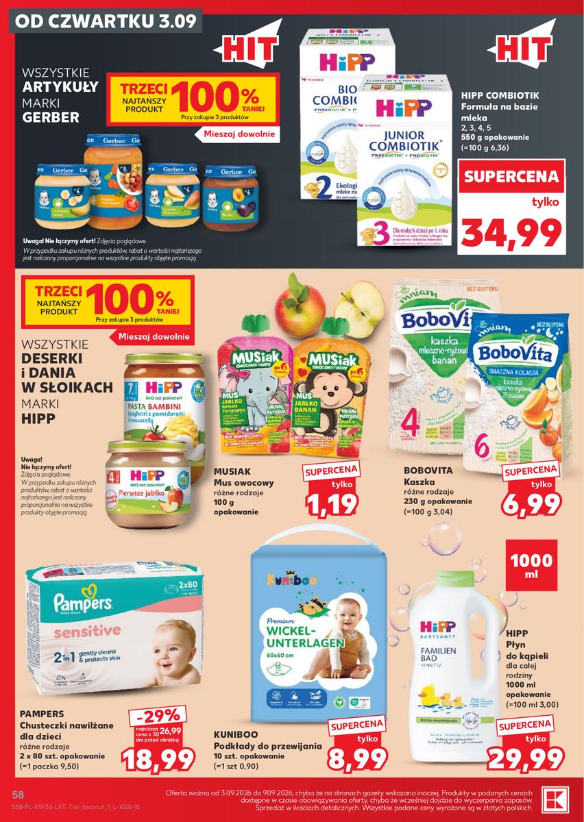 Kaufland catalog page 58 — 2026-09-03 to 2026-09-09