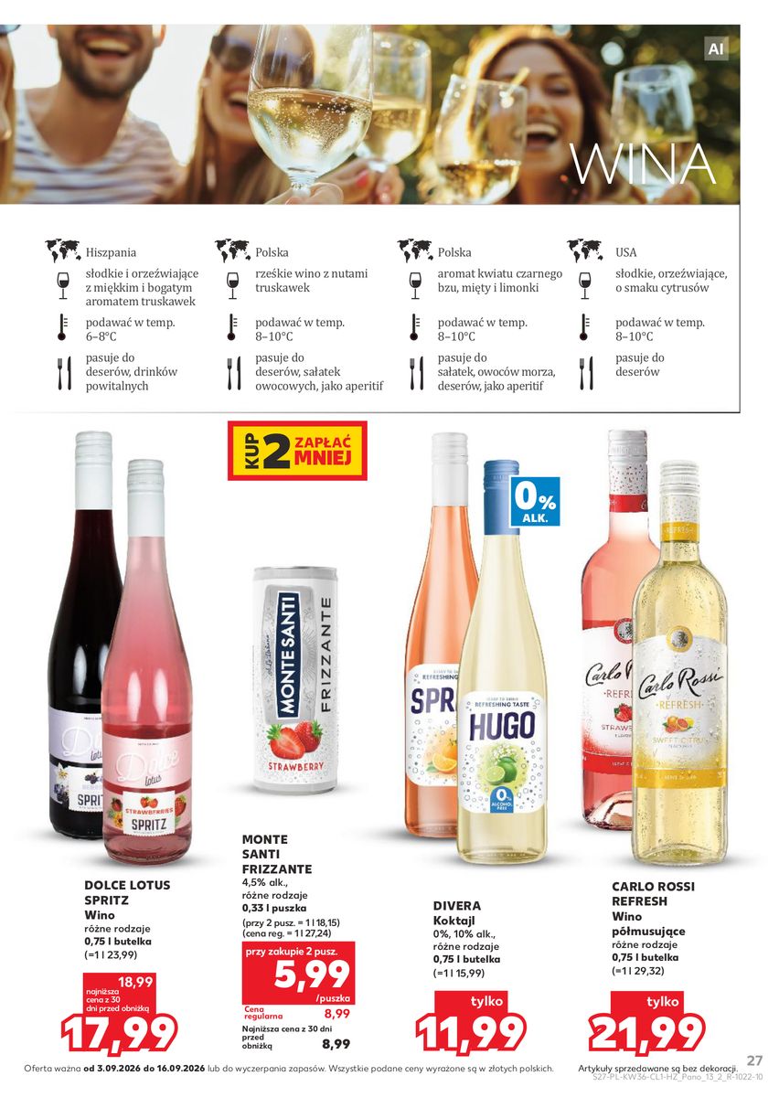 Kaufland catalog page 27 — 2026-09-03 to 2026-09-16