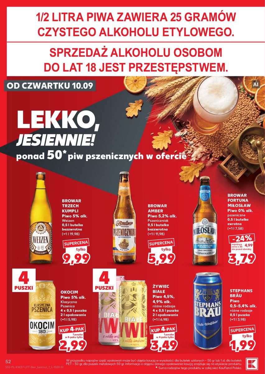 Kaufland catalog page 52 — 2026-09-10 to 2026-09-16