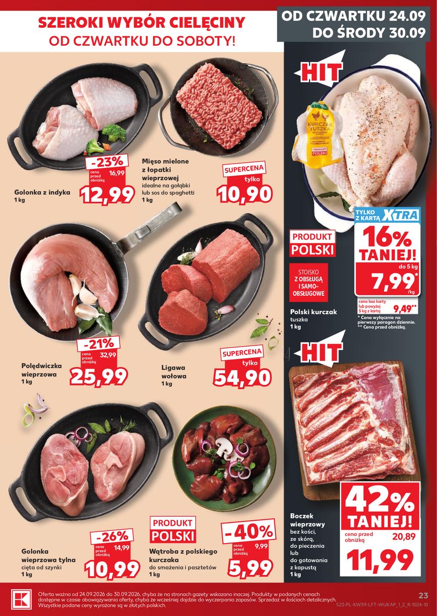 Kaufland catalog page 23 — 2026-09-24 to 2026-09-30