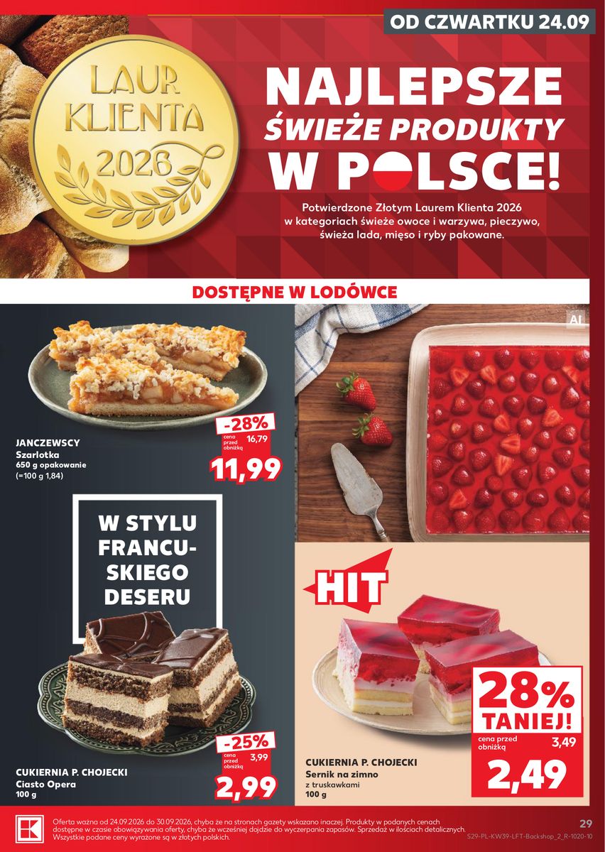Kaufland catalog page 29 — 2026-09-24 to 2026-09-30