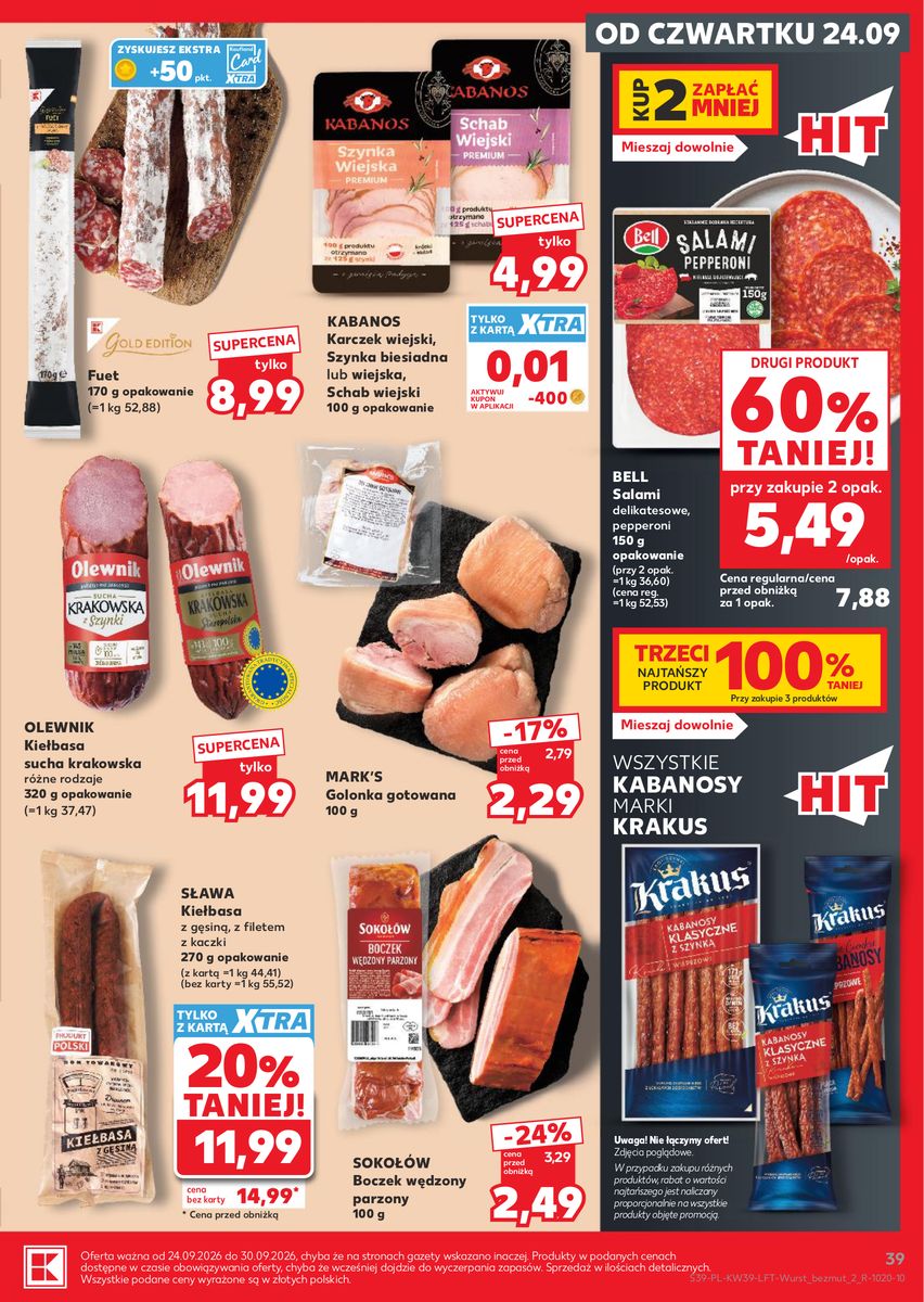 Kaufland catalog page 39 — 2026-09-24 to 2026-09-30