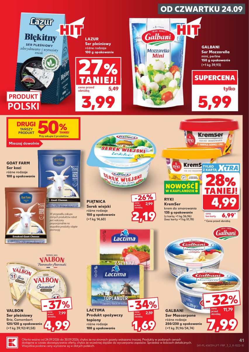 Kaufland catalog page 41 — 2026-09-24 to 2026-09-30