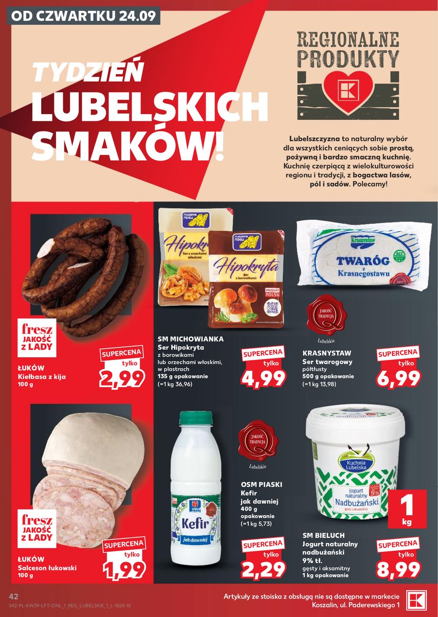 Kaufland catalog page 42 — 2026-09-24 to 2026-09-30