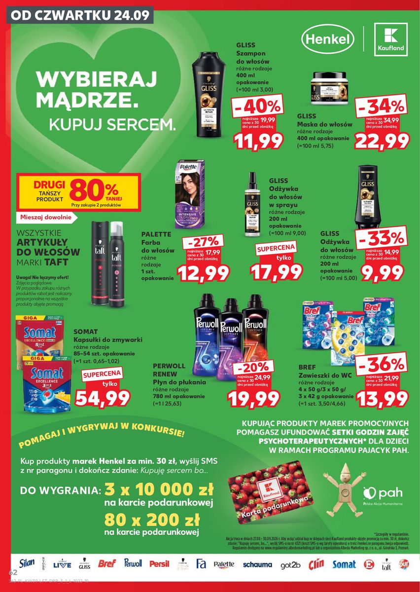 Kaufland catalog page 62 — 2026-09-24 to 2026-09-30