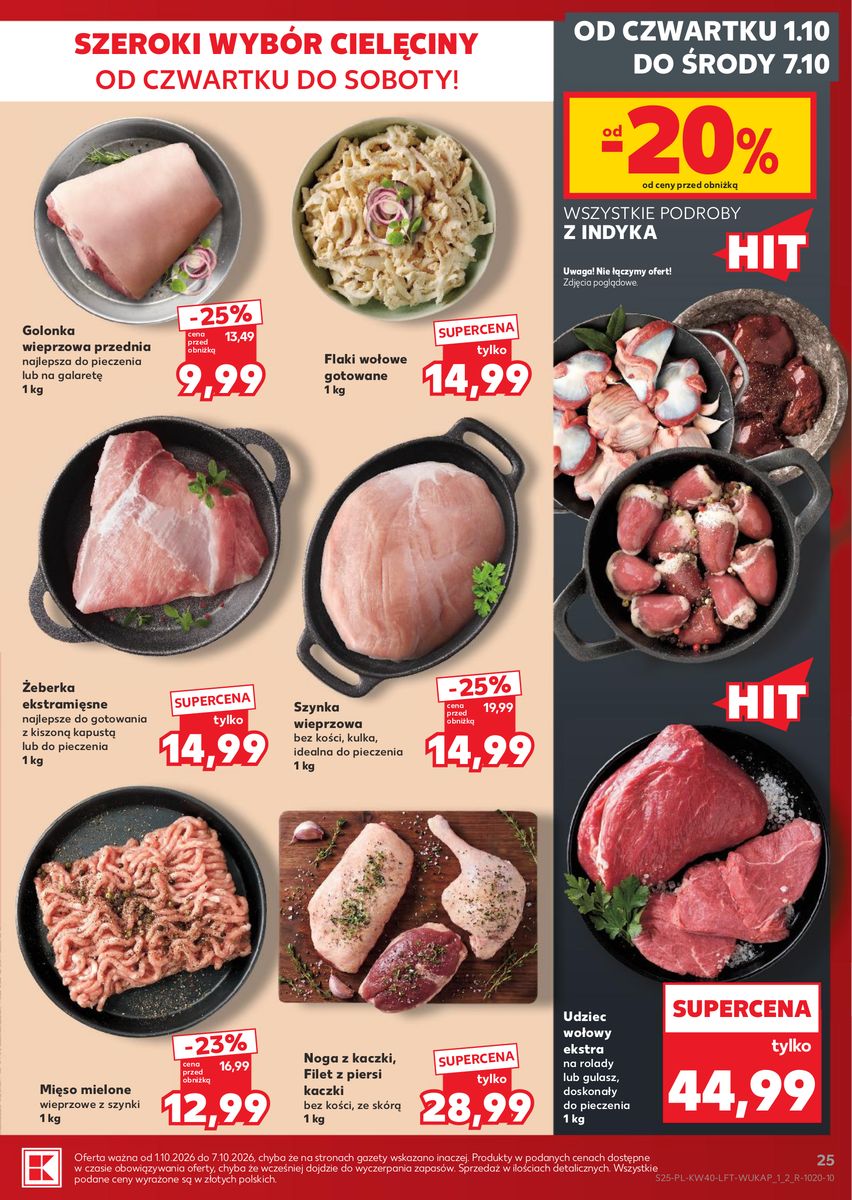 Kaufland catalog page 25 — 2026-10-01 to 2026-10-07