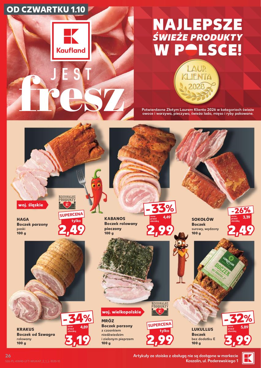Kaufland catalog page 26 — 2026-10-01 to 2026-10-07